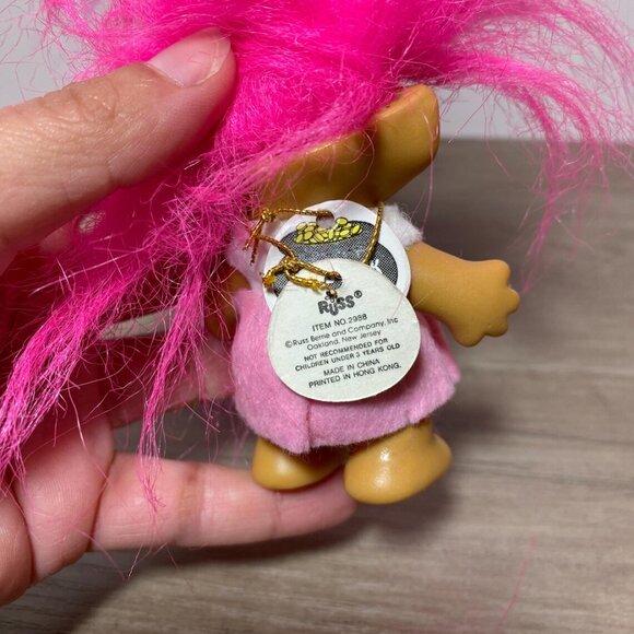 Russ Good Luck Trolls Doll Collectible Toys Vintage 1990s - Picture 5 of 8